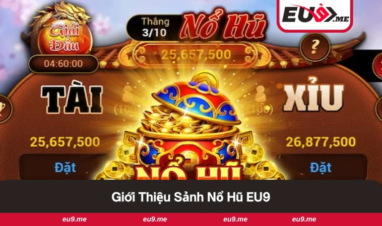 Nổ Hũ EU9 1 Không gian sảnh nổ hũ rực rỡ, cuốn hút người chơi.